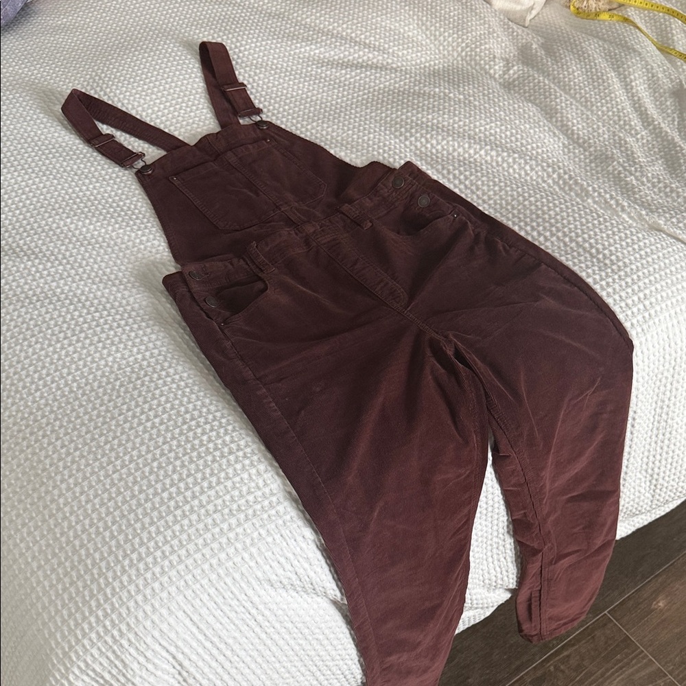 We The Free Brown Corduroy Overalls